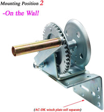 Load image into Gallery viewer, AC-DK 3500lbs Capacity Heavy Duty Hand Winch,Hand Crank Strap Gear Winch with 8m(26ft) Steel Wire, Manual Operated Two-Way Ratchet ATV Boat Trailer Marine (3500LBS)